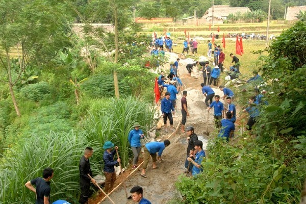 Nông dân Vị Xuyên chủ động cùng chính quyền tham gia xây dựng NTM