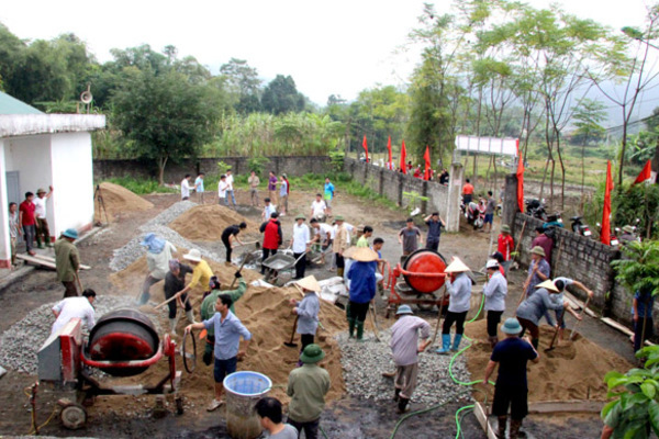 Nông thôn Bắc Quang đổi mới từng ngày nhờ hạ tầng được xây dựng khang trang