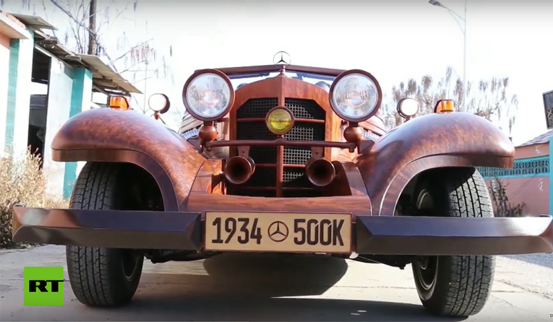 Mercedes-Benz làm từ gỗ đẹp long lanh, chạy được 90 km/h