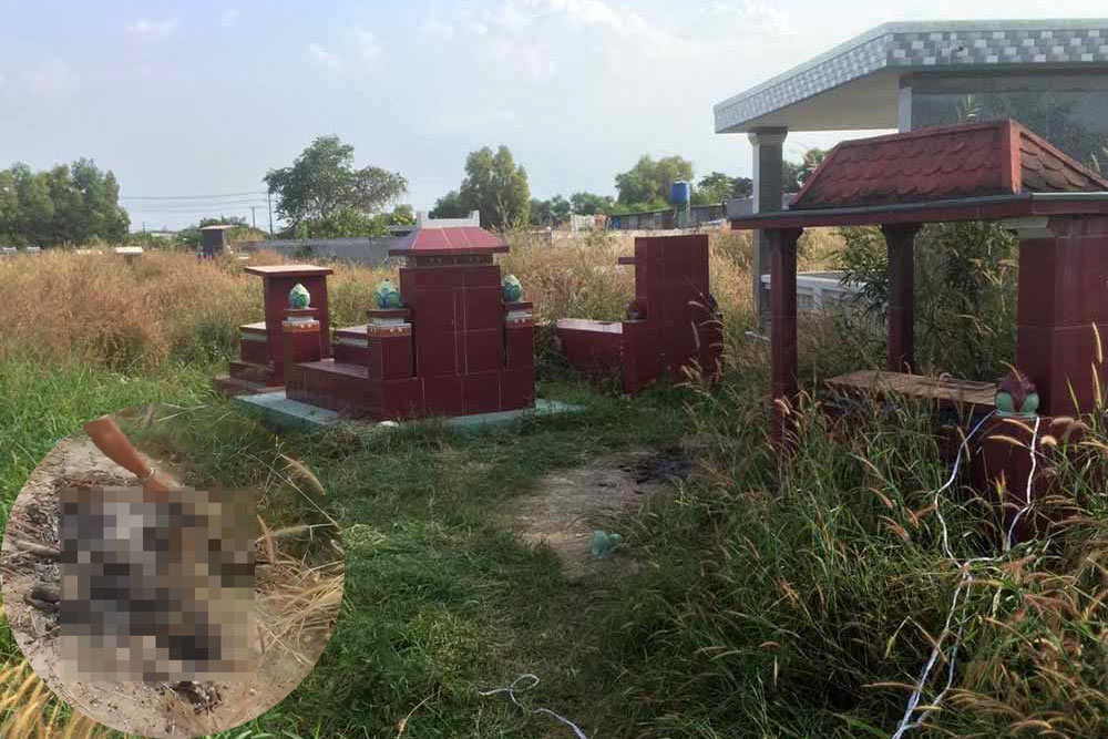 Xác định bộ xương bị đốt trong nghĩa trang ở Củ Chi là xương người