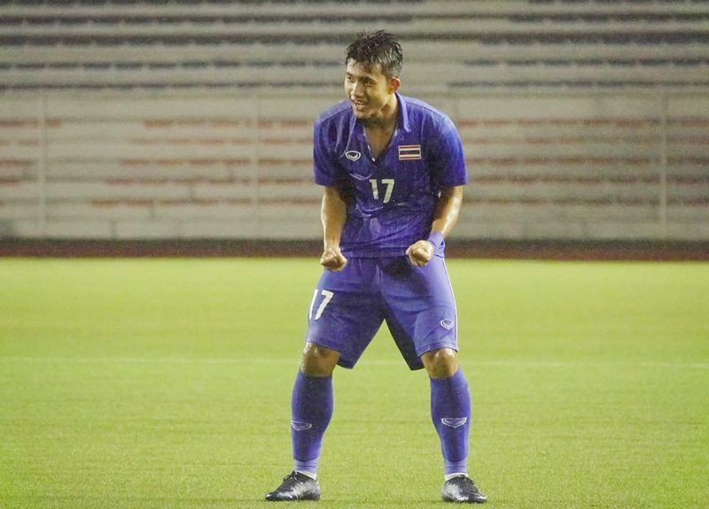 Video bàn thắng U22 Thái Lan 2-0 U22 Lào