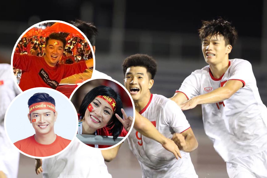 Mr. Đàm, Lại Văn Sâm thở phào trước bàn thắng của Hà Đức Chinh