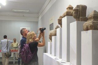 Exhibits at Cham Sculpture Museum on 100th anniversary