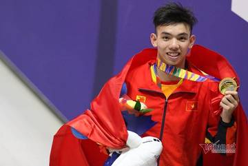 Video Nguyễn Huy Hoàng phá kỷ lục SEA Games, giành HCV 400m tự do