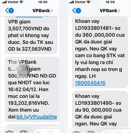 2 phút, 18 giao dịch và 460 triệu bị 'ngân hàng' giả mạo VPB lừa đảo