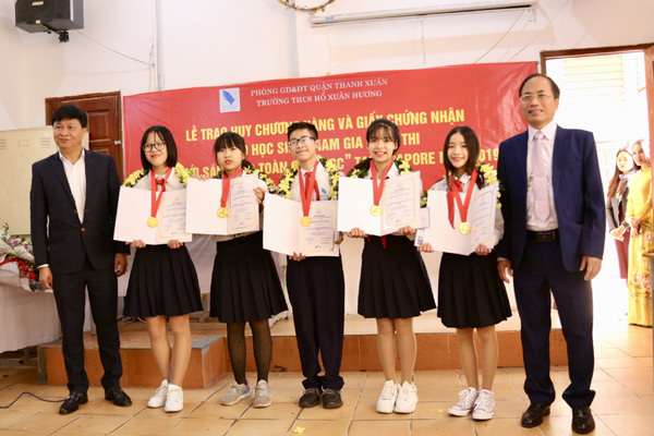 5 học sinh Việt giành Huy chương Vàng cuộc thi Đổi mới sáng tạo toàn cầu