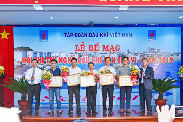 Bế mạc Hội thi tay nghề Dầu khí lần thứ VI năm 2019