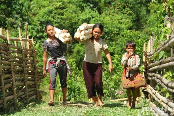 Tộc người Đan Lai hòa nhập với cuộc sống tại nơi ở mới
