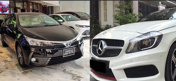 Có 800 triệu, chọn mua Toyota Altis 2019 mới  hay Mercedes A250 AMG 2014?