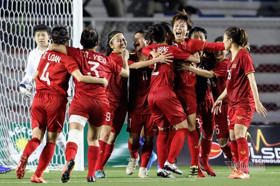 Video bàn thắng nữ Việt Nam 1-0 nữ Thái Lan