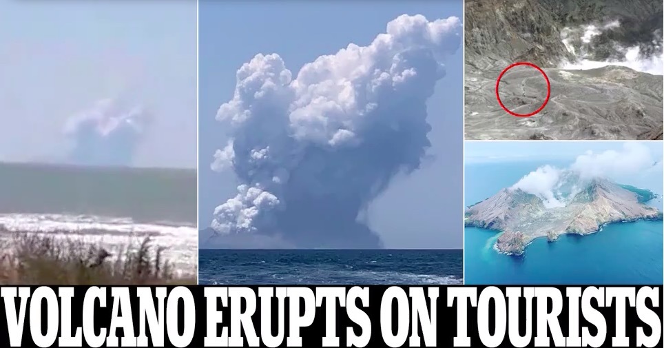 Núi lửa New Zealand phun trào, nhiều du khách kẹt bên trong
