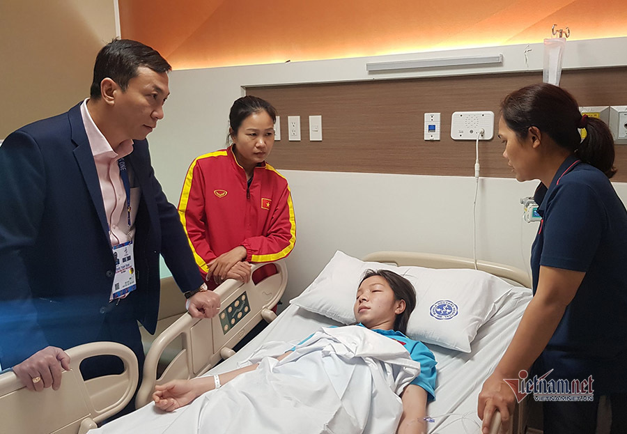 Tuyển thủ nữ Việt Nam nhập viện cấp cứu sau HCV SEA Games