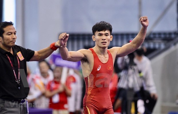 SEA Games 30: Wrestlers bring home three more gold medals