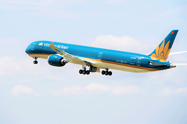 'Siêu máy bay' Boeing 787-10 đón đoàn thể thao Việt Nam về nước