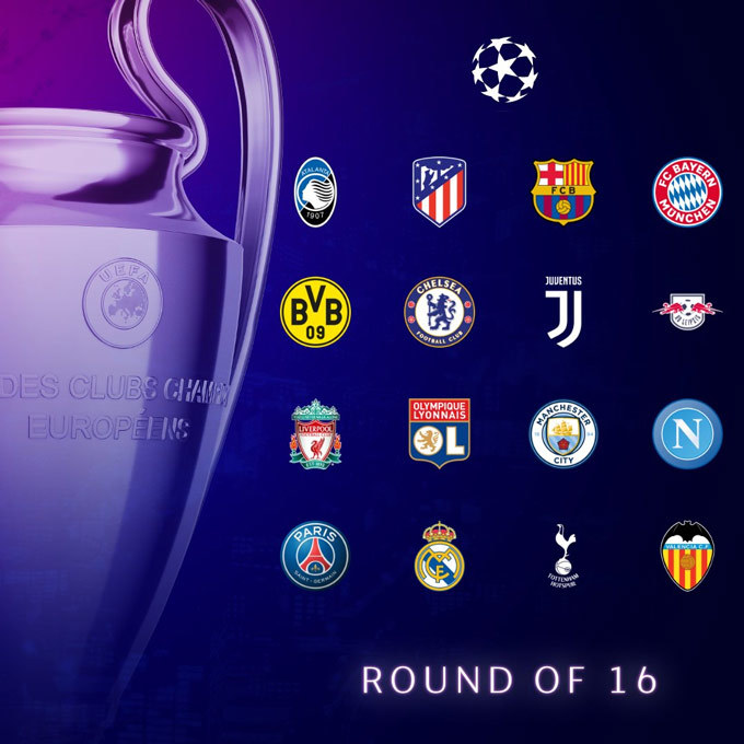 Xác định 16 đội vào vòng knock-out Champions League