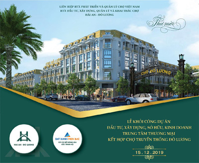 Nghệ An: Khởi công Trung tâm thương mại kết hợp chợ 330 tỷ đồng