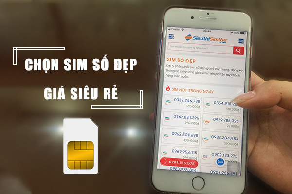 Thủ thuật mua sim online số đẹp, rẻ, an toàn