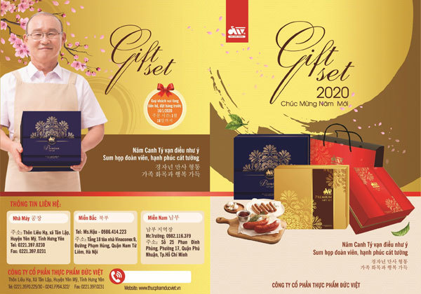 Set quà hấp dẫn cho Tết Canh Tý 2020