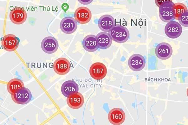 Không khí Hà Nội ở ngưỡng rất có hại ngày thứ 7 liên tiếp