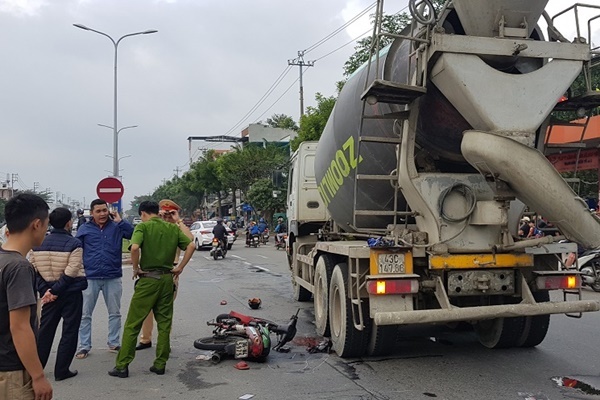 Thanh niên bị xe bồn cán chết sau va chạm với xe máy ở Đà Nẵng