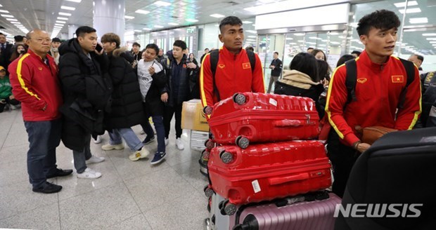 U23 team get training in RoK for AFC U23 Championship