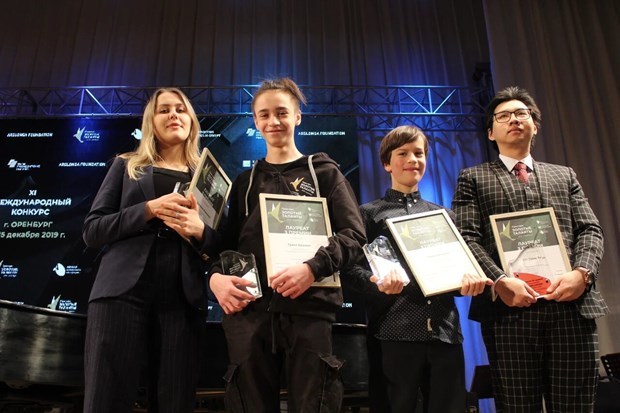 Vietnamese student wins third prize at int’l music contest in Russia