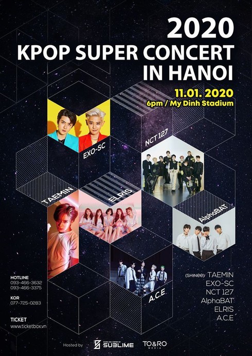EXO-SC booked to perform at 2020 K-Pop Super Concert in Hanoi