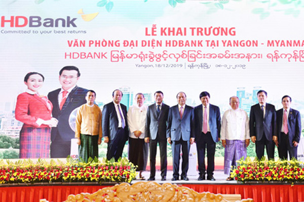 HDBank mở văn phòng giao dịch ở Myanmar