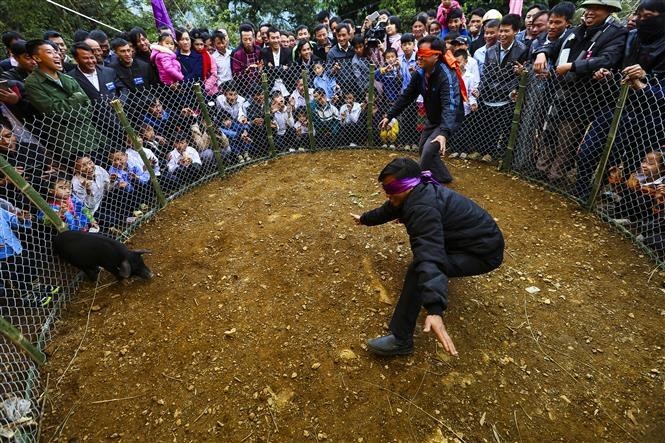 Mong ethnic people in northwest celebrate Tet festival