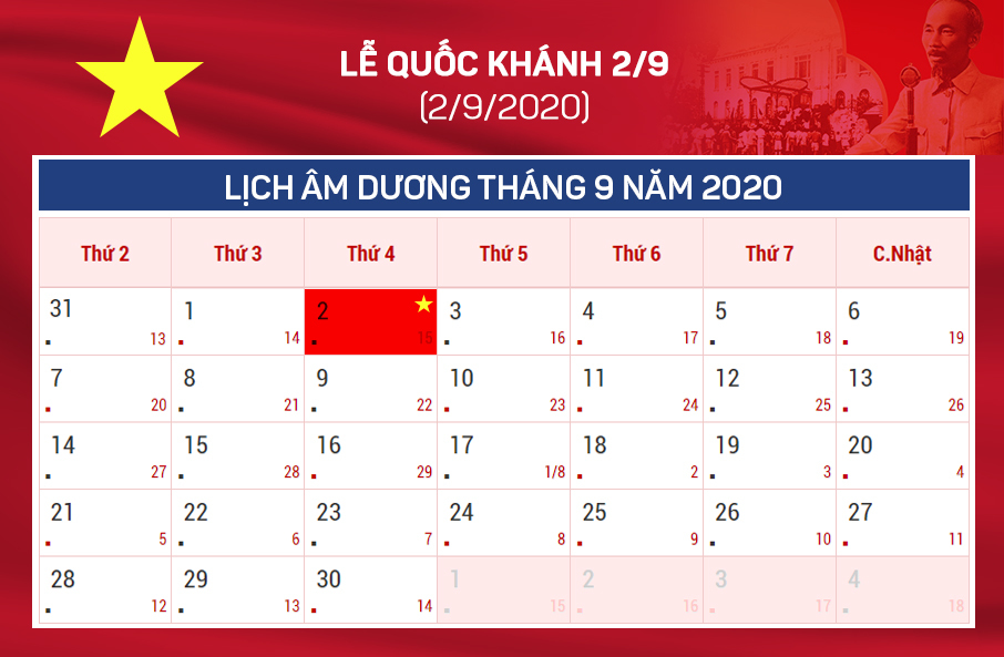 Lịch Nghỉ Lễ 2/9 Của Học Sinh, Mẫu Thong Bao Nghỉ Lễ 2 9 Năm 2021