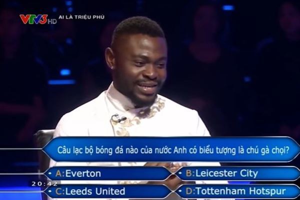 'Ai là triệu phú' đặt sai câu hỏi cho người chơi