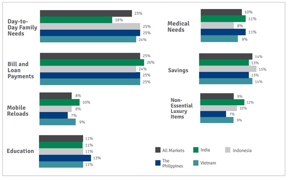 Monthly remittances exceed earnings of low-income VN households by 10 times