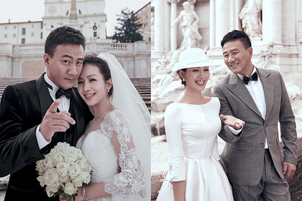 Tài tử ‘Thiên Long bát bộ’ chụp ảnh cưới cùng vợ sau 20 năm kết hôn