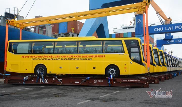 Xe bus thương hiệu Việt Nam xuất khẩu sang Philippines