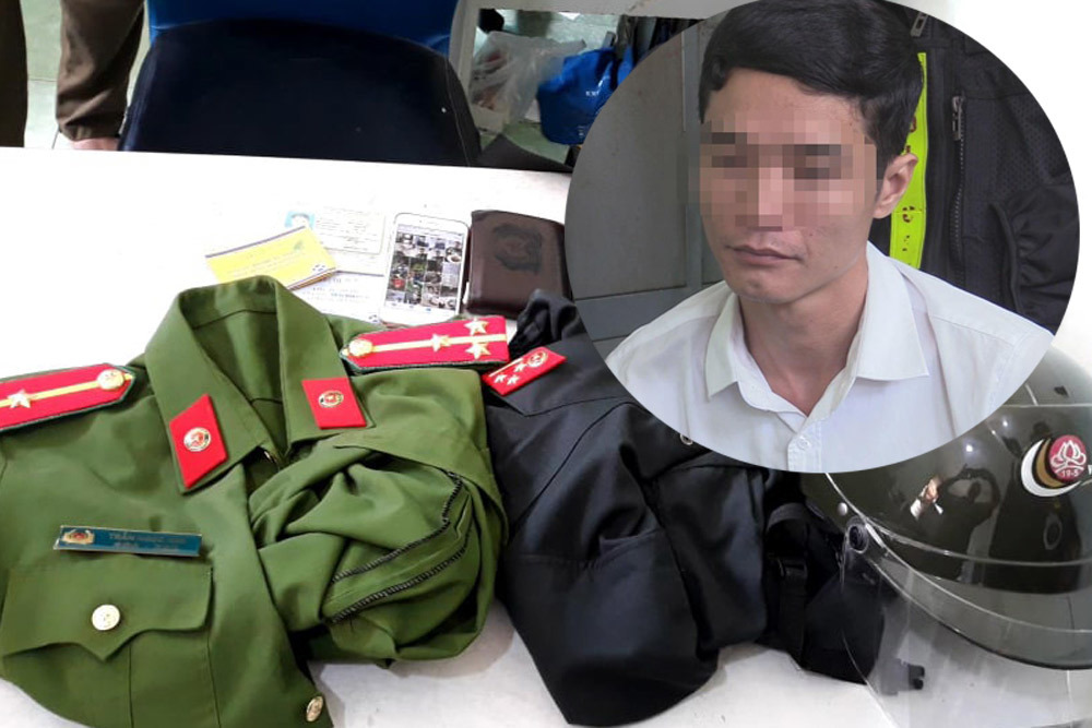 Lên facebook mua đồ công an mặc để 'lấy le' với bạn gái