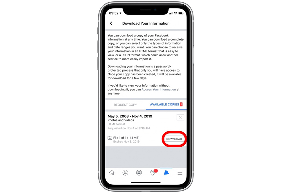 Cách tải tất cả ảnh từ Facebook, Messenger và iMessage về iPhone, iPad