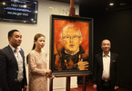 Portrait of coach Park fetches $12,000 for charity