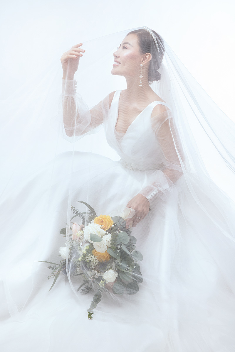 10 năm sau đám cưới, Thanh Hương diện váy cô dâu