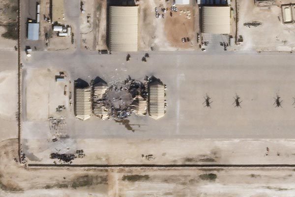 Hình ảnh hé lộ tổn thất thực sự của căn cứ Mỹ trúng tên lửa Iran