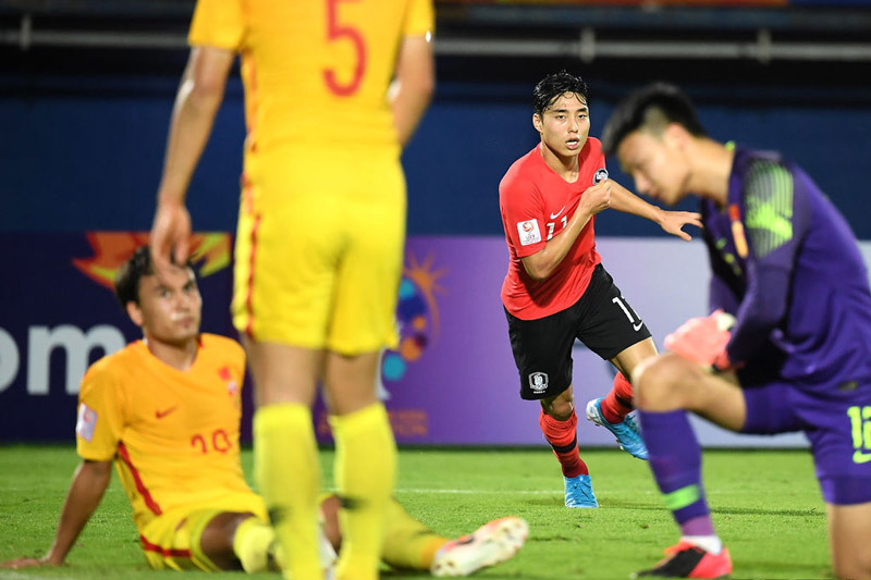 Video bàn thắng U23 Hàn Quốc 1-0 U23 Trung Quốc