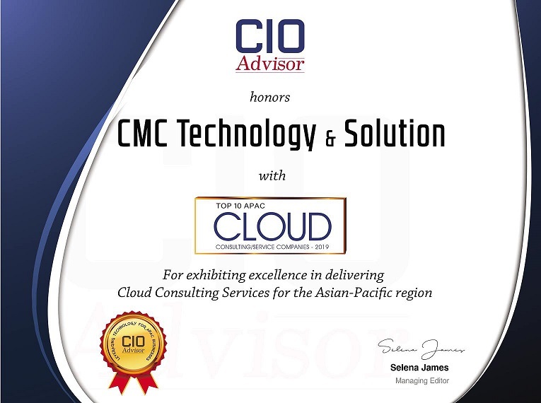 CMC Technology & Solution named Top 10 APAC cloud consulting and service companies