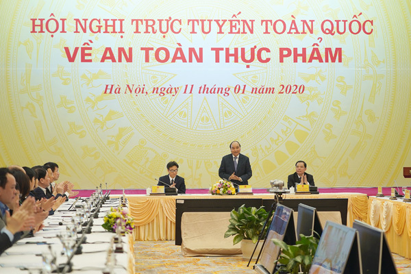 Thủ tướng chủ trì hội nghị toàn quốc về an toàn thực phẩm