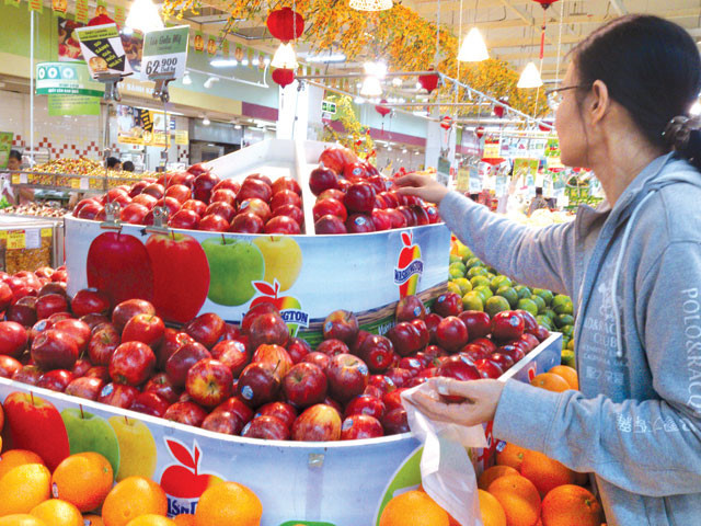 Người Việt chi gần trăm triệu USD ăn hoa quả Mỹ
