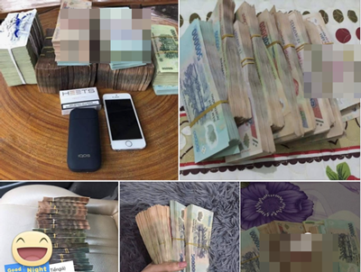 Ngang nhiên rao bán tiền giả trên mạng xã hội những ngày cận Tết