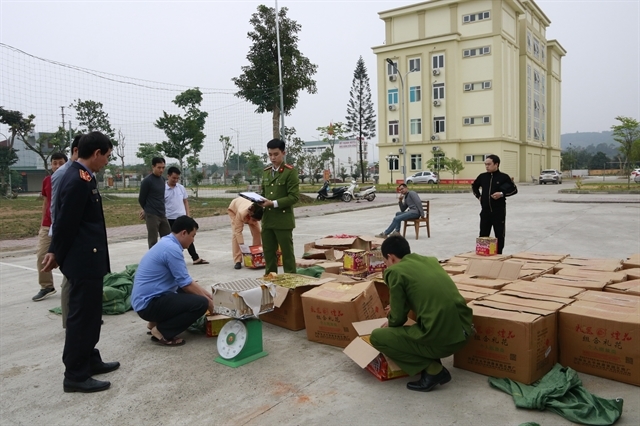 1.1 tonnes of firecrackers seized by police