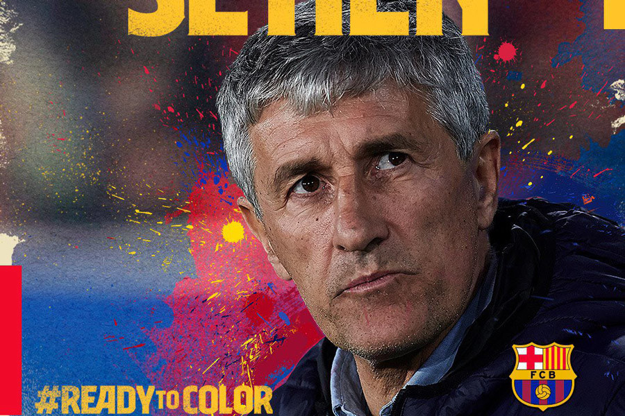 Barca bổ nhiệm Quique Setien thay Valverde