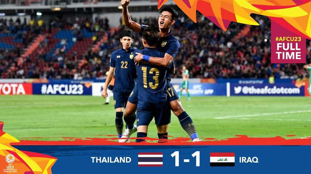 Loại U23 Iraq, U23 Thái Lan làm nên lịch sử