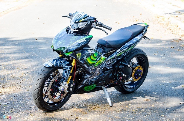 Yamaha Exciter độ dàn chân phân khối lớn tốn hơn 200 triệu đồng