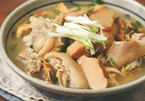 Dried bamboo shoot soup for Tet