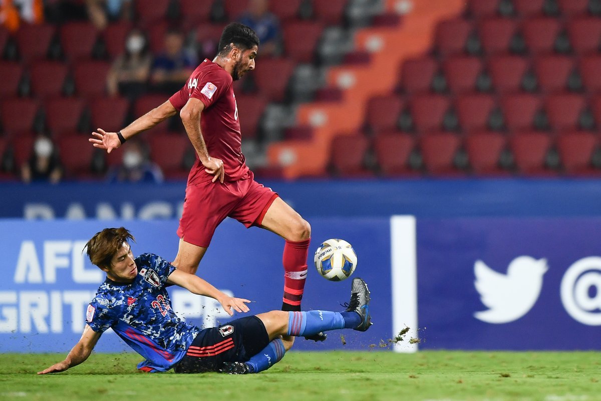 Chơi thiếu người, U23 Nhật Bản chia điểm U23 Qatar